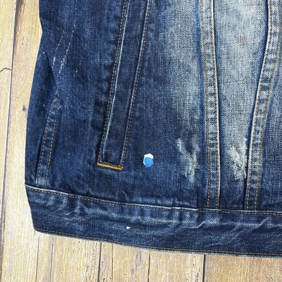 Cult Of Individuality Jean Vest XXL 2XL Distressed - Picture 9 of 10